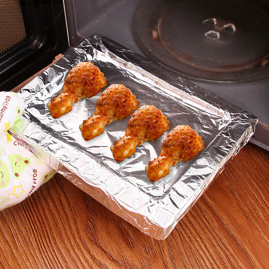 锡纸烧烤烤肉纸加厚锡箔纸烤箱锡纸铝箔纸烧烤烤盘吸油纸烘焙油纸