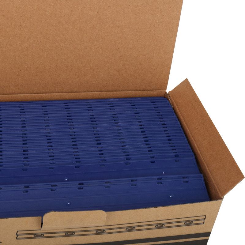 可得优jt-10 10孔装订夹条10mm办公装订耗材装订条 胶条100支