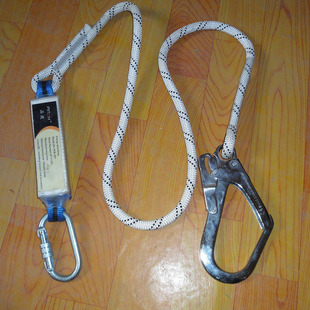 双钩 防坠落高空带 厂家直销建钢牌五点式双绳双钩带缓冲器高空安全带