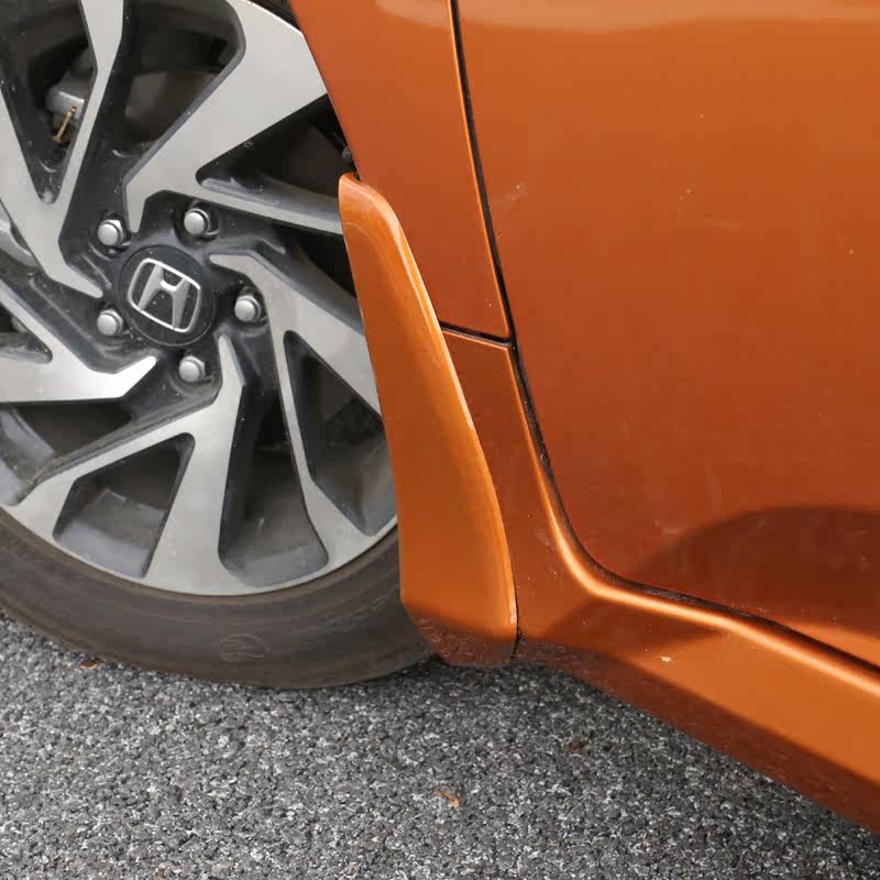 专用于十代思域挡泥板 10代新思域改装软胶塑料挡泥皮 思域