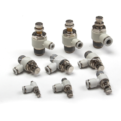 订货进气型气缸调速接头sc8-02-b气动调节阀 气缸电磁阀接头