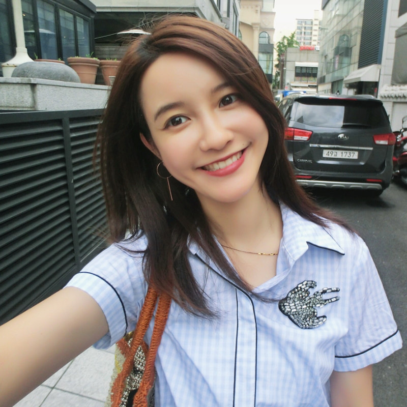 张大奕 jupe vendue 2017春新款美式感休闲印花吊带连衣裙女