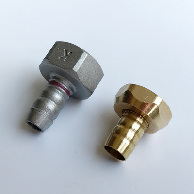 燃气灶具万向接头天然气液化气宝塔铜接头 弯头活接 进气转换配件