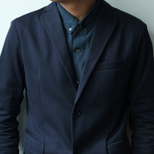 男士休闲西服青年日版修身春秋季薄款小西装潮流速干弹力短款外套