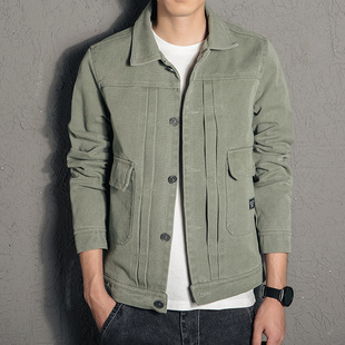 男士牛仔外套2017新款秋季韩版男生工装外套男春秋休闲夹克衣服