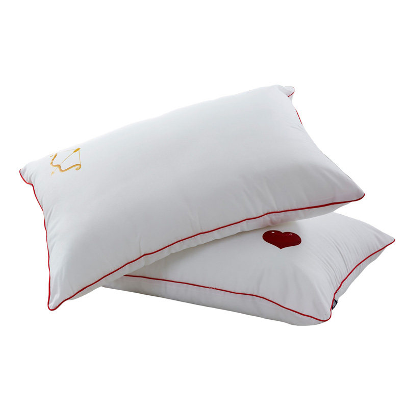 安睡宝家纺床上用品枕头枕芯一对装丘比特情侣对枕
