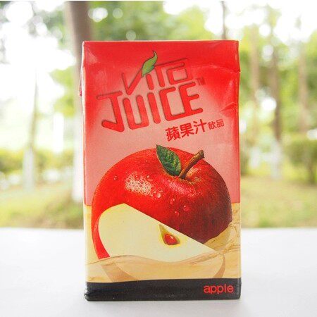 包邮 香港进口维他苹果汁 香港维他饮料 250ml/24盒 进口饮料