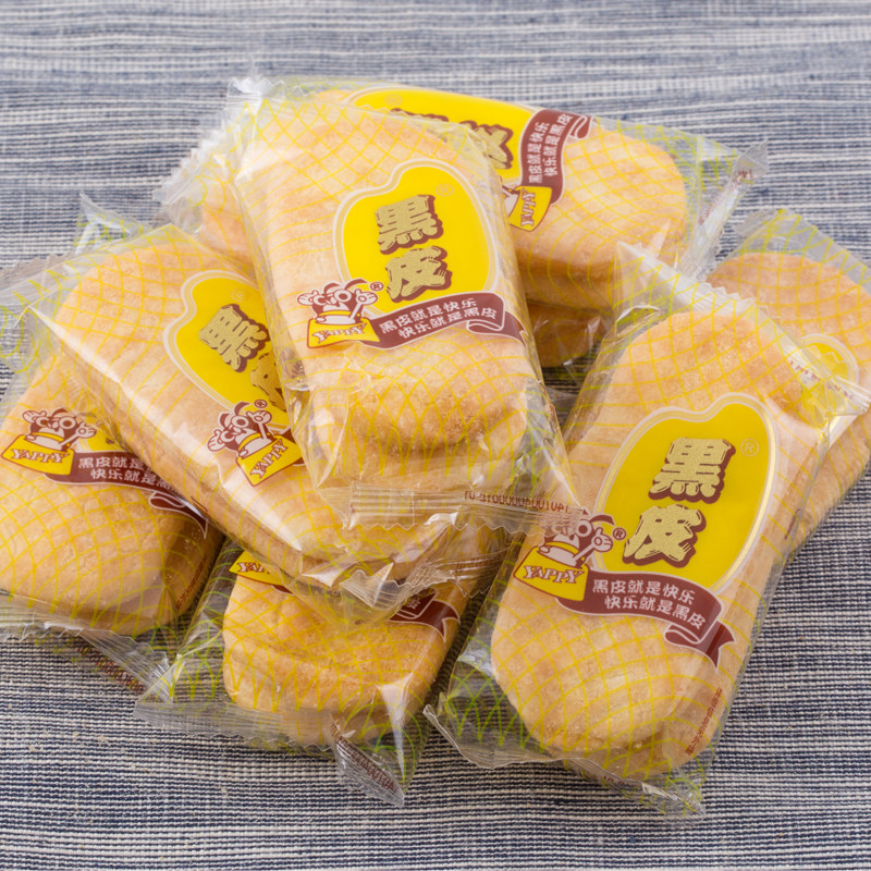 旺旺仙贝黑皮系列500g仙米饼儿童仙贝饼干休闲办公零食品年货礼品