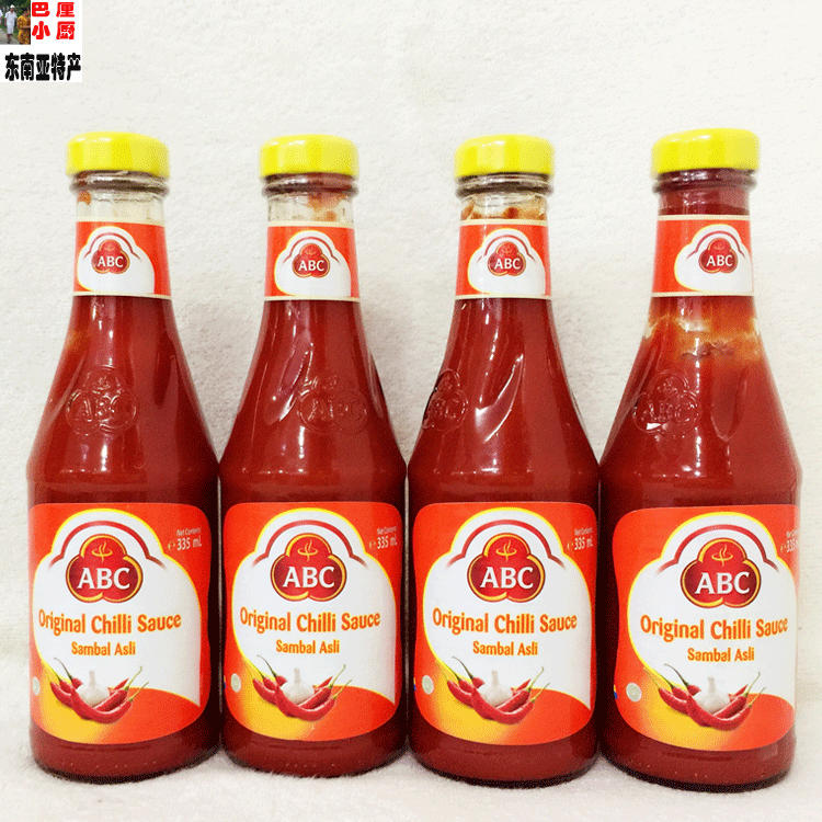 印尼酱料abc sambal terasi 虾膏辣椒酱/鲜甜非常辣190g