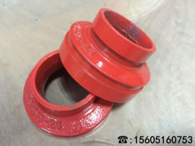 消防沟槽偏心大小头 侧边大小头 卡箍大小头 偏头子 消防沟槽管件_双