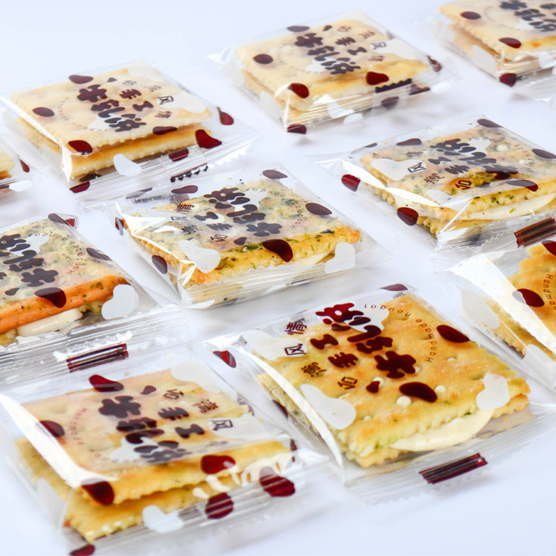 零食台湾风情芭米牛轧饼148g香葱海苔夹心手工苏打牛扎饼饼干包邮