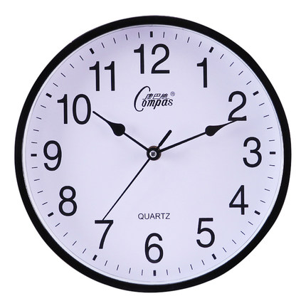 包邮康巴斯时尚钟表 挂钟 客厅现代时钟挂表创意石英钟个性电子表_7折