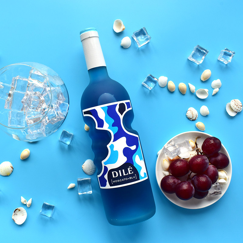 发顺丰 蓝精灵上帝之手葡萄酒dile莫斯卡托起泡酒甜酒 意大利进口