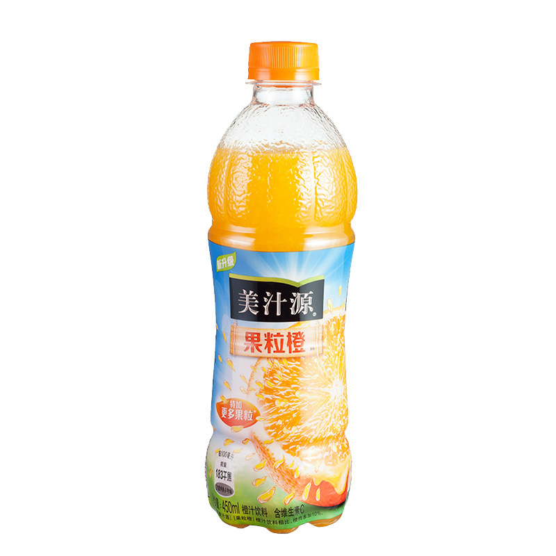 美汁源果粒橙 红葡萄汁 白葡萄汁 热带果粒 420ml*12瓶可选包邮