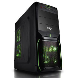 aigo爱国者c系列电脑机箱c8c9c17c19w1家用办公游戏台式主机箱