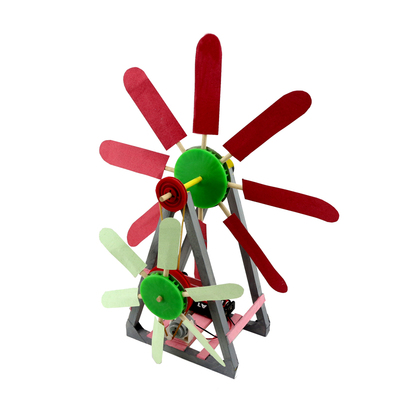 电动 变速风车学生科普器材手工diy科技小制作小发明实验玩具特惠