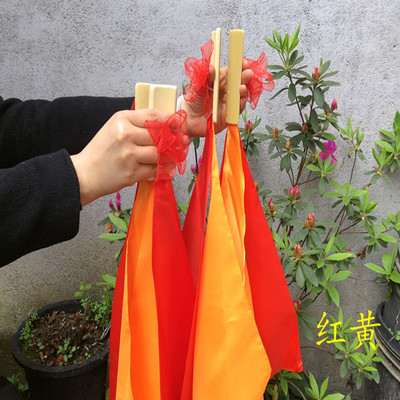 包邮红绸快板 广场舞快板 指板 快板专业 成人 儿童快板(一副4片)