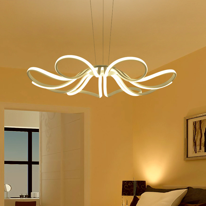 现代简约客厅灯异形卧室灯led灯节能灯时尚餐厅灯温馨个性吊灯