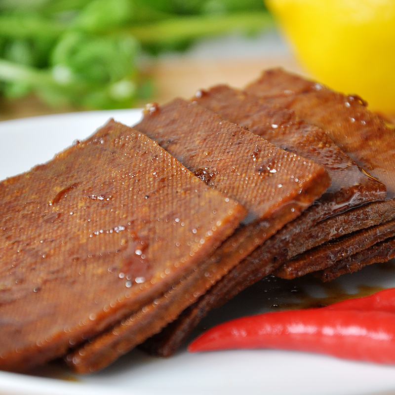 【周黑鸭旗舰店_锁鲜】气调盒装豆干卤香干180g 武汉特产食品零食