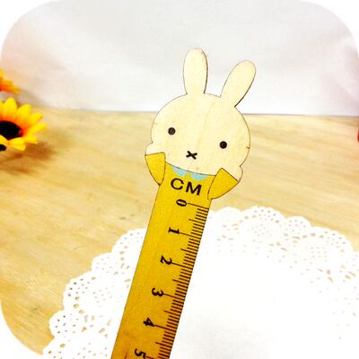 韩版文具 学习用品 卡通可爱创意学生用直尺 尺子 学生文具礼品