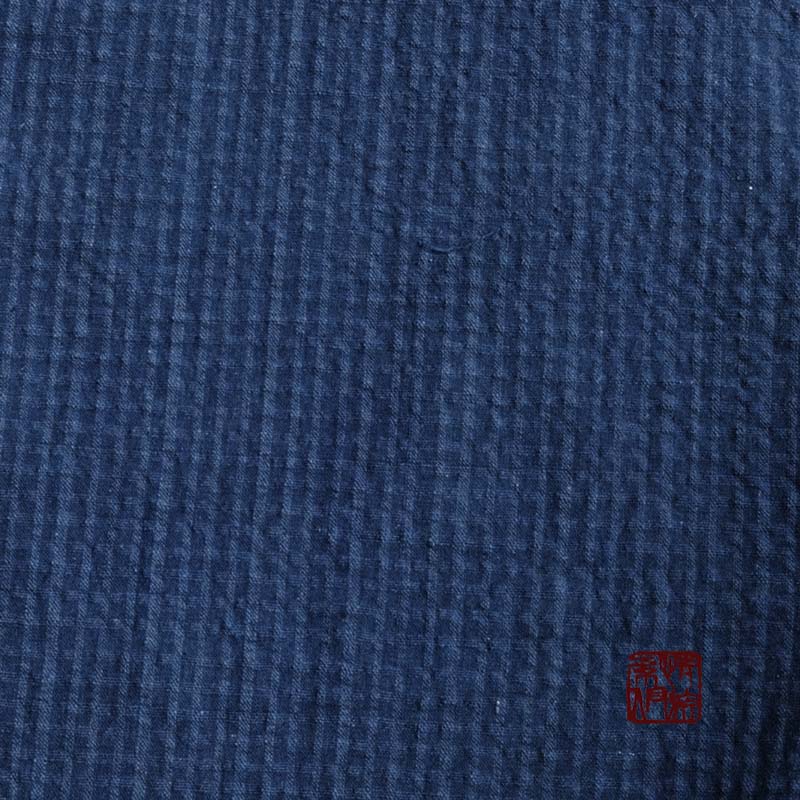 新布新染 特价 手工靛蓝泥 植物染 刺子绣 拼布料 纯棉 宽0.9米
