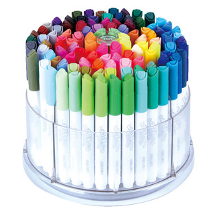 大容量无毒可水洗绘画涂色彩色画笔套装包邮 100色儿童水彩笔