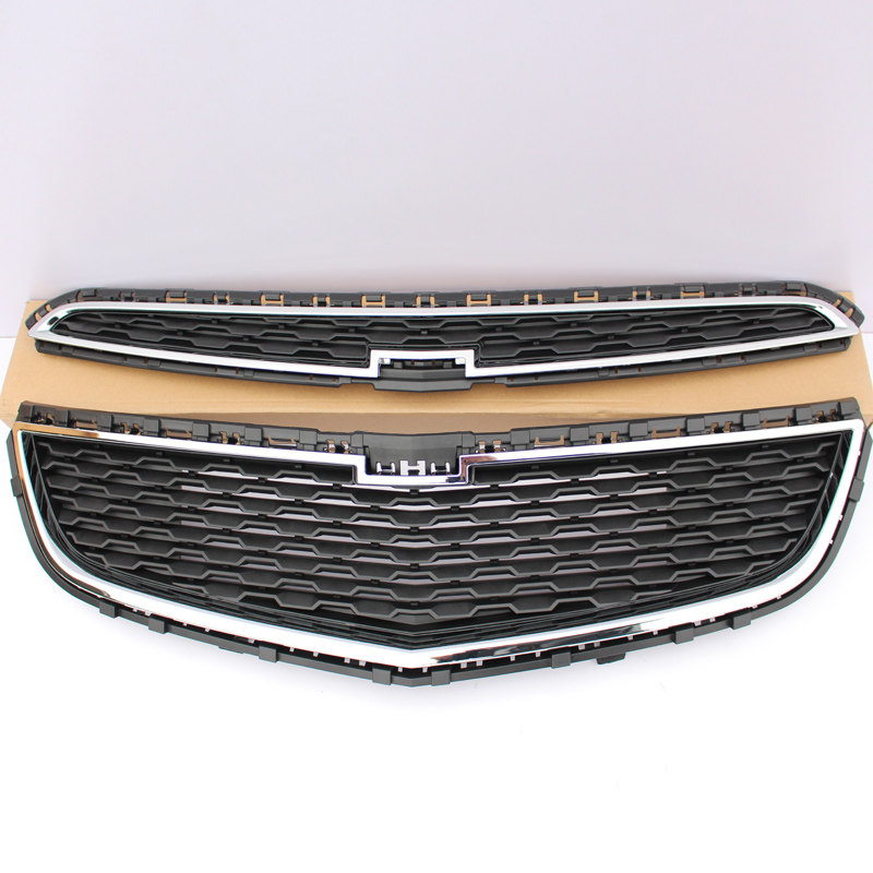 雪佛兰15款经典科鲁兹前中网下网进气格栅亮条汽车前脸网格