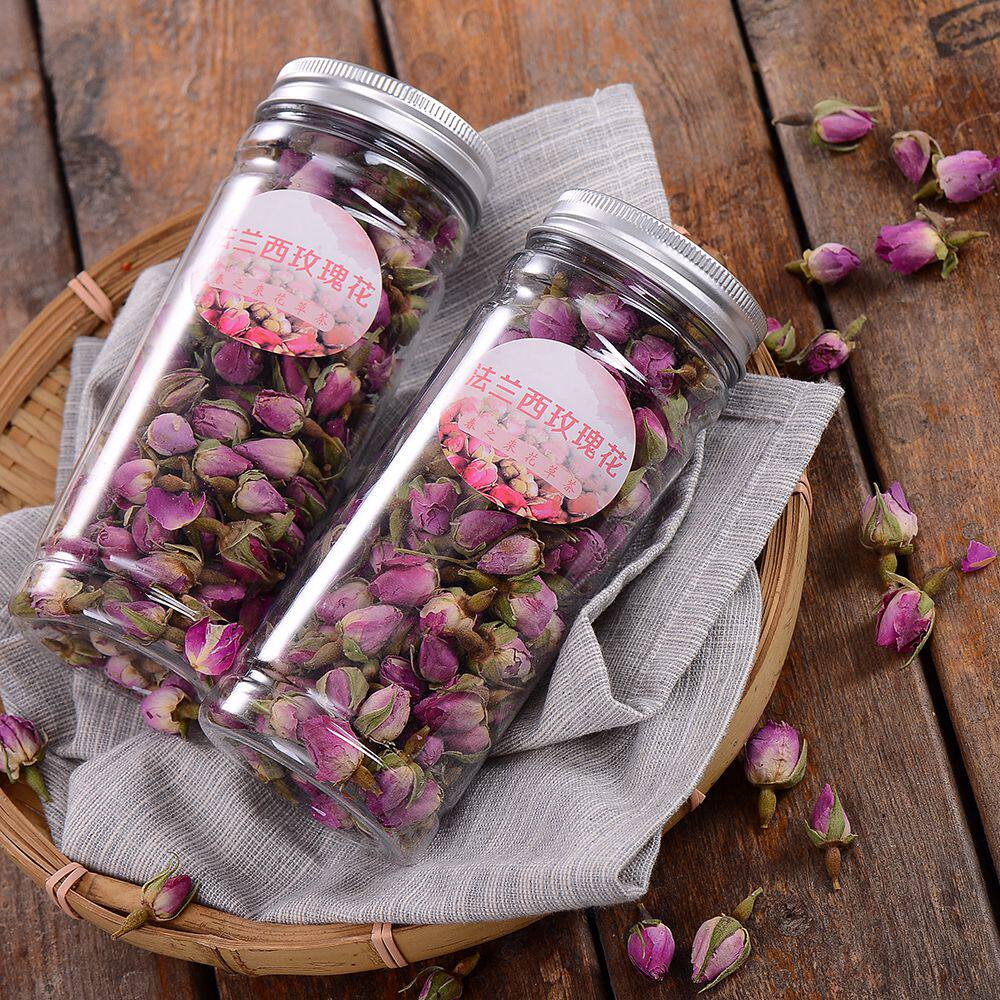 花草茶 玫瑰花茶 粉玫瑰 法兰西玫瑰花茶 非散装干玫瑰 罐装/包邮