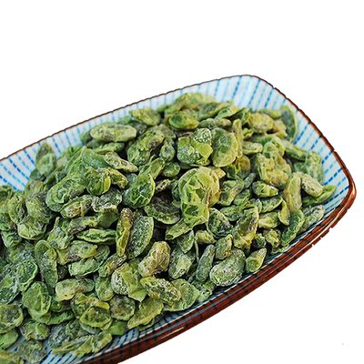 【豆豆来啦】上海朱家角特产 牛踏扁熏青豆 甜味500g 熏毛豆熏豆