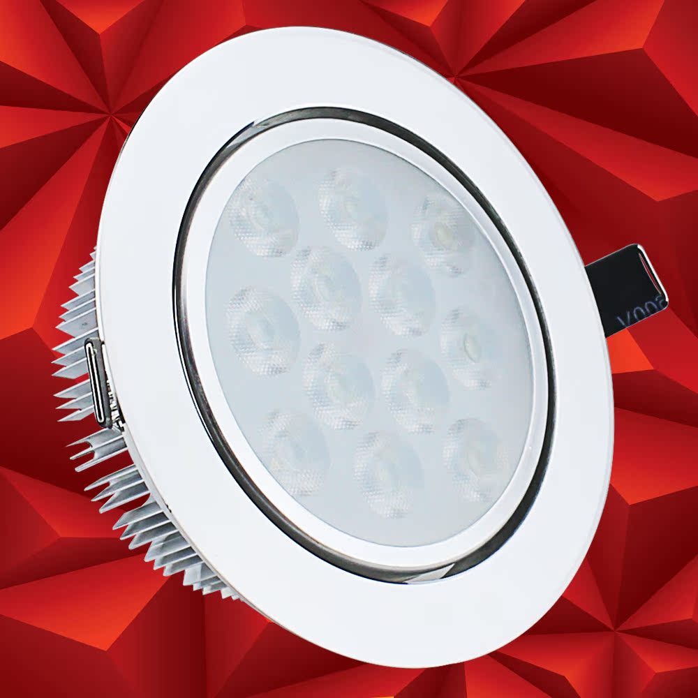 led射灯3w全套背景墙灯吊顶嵌入式天花客厅筒灯服装店牛眼猫眼灯