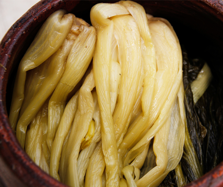 安徽泾县特产【刘氏酱菜】农家腌制白菜咸菜下饭小菜500g
