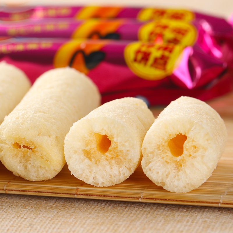 【天猫超市】徐福记 米格玛米果卷奶油(玉米味) 90g/袋 零食