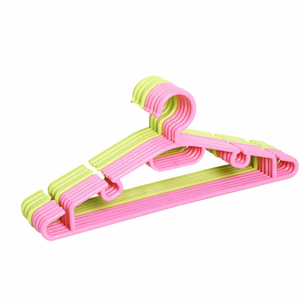 【天猫超市】好雅 6只装时尚裙衣架 塑料衣架成人衣架 颜色随机
