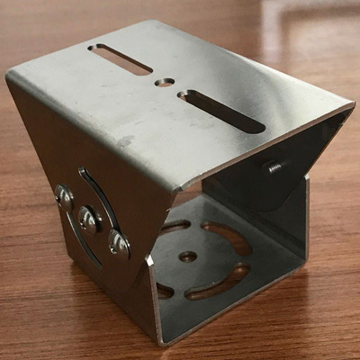 大号不锈钢万向节鸭嘴万向支架高速公路摄像机护罩安装万向节支架