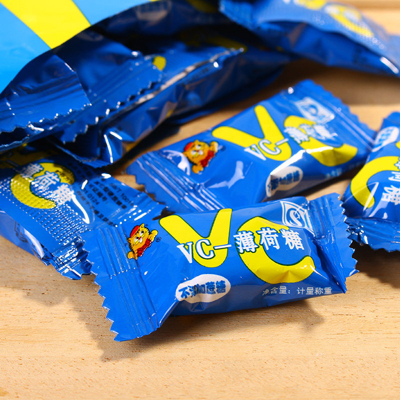 阿咪无糖糖果薄荷糖/果味糖100g无糖食品零食 糖尿人士糖果 儿童