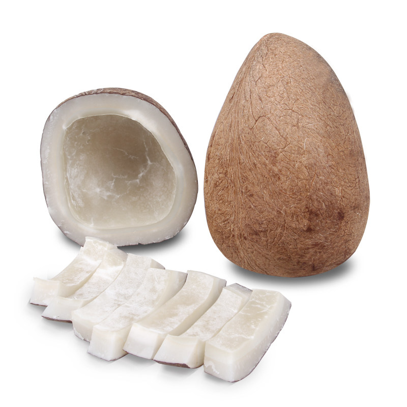 椰子宝 发芽椰子芯 可制椰子冻 毛椰青 椰子心肉饼片 1件为3个