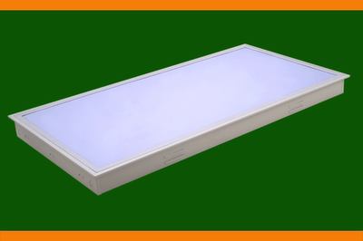 办公照明吸顶格栅灯盘led日光灯天花灯 三管明装荧光灯具