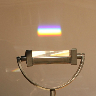 三棱镜 初中物理光学实验 观看色彩实验演示装置 教学器材