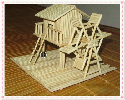 圆木棒diy手工制作模型房材料工具木条雪糕棒圆木棍木签筷子包邮