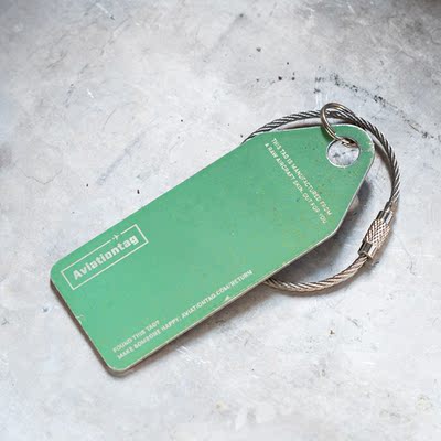 aviationtag飞机蒙皮钥匙扣 汉莎747蒙皮 挂牌 行李牌