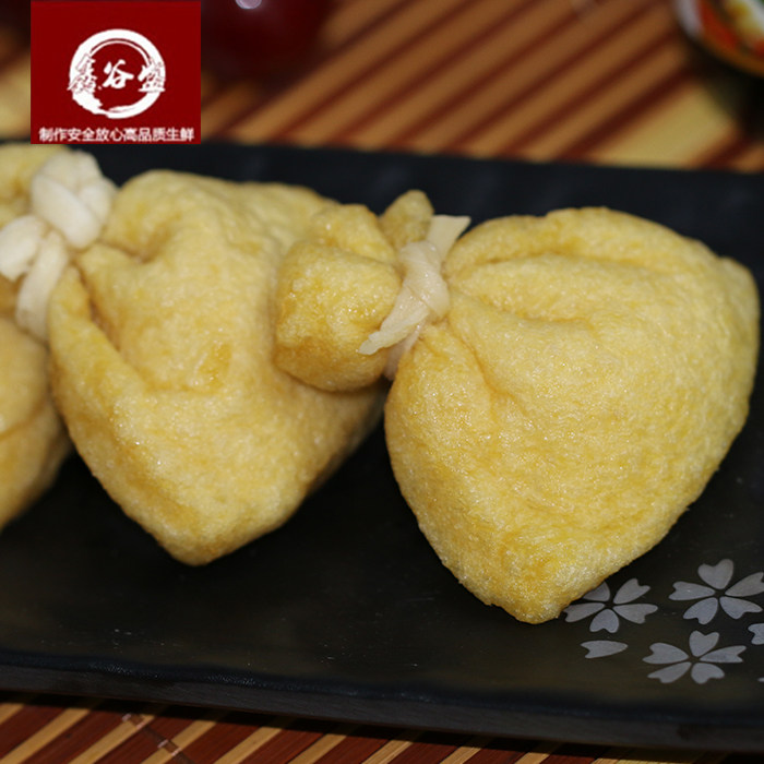 鑫谷盛糯米福袋10只台湾特色年糕福袋料理关东煮火锅豆捞糯米丸子