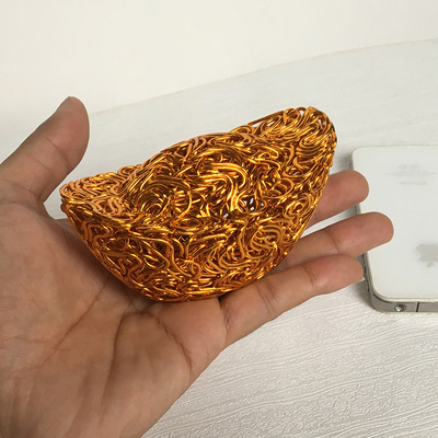 【元宝】铝线铝丝工艺品手工diy制作创意家居摆件特色旅游工艺品