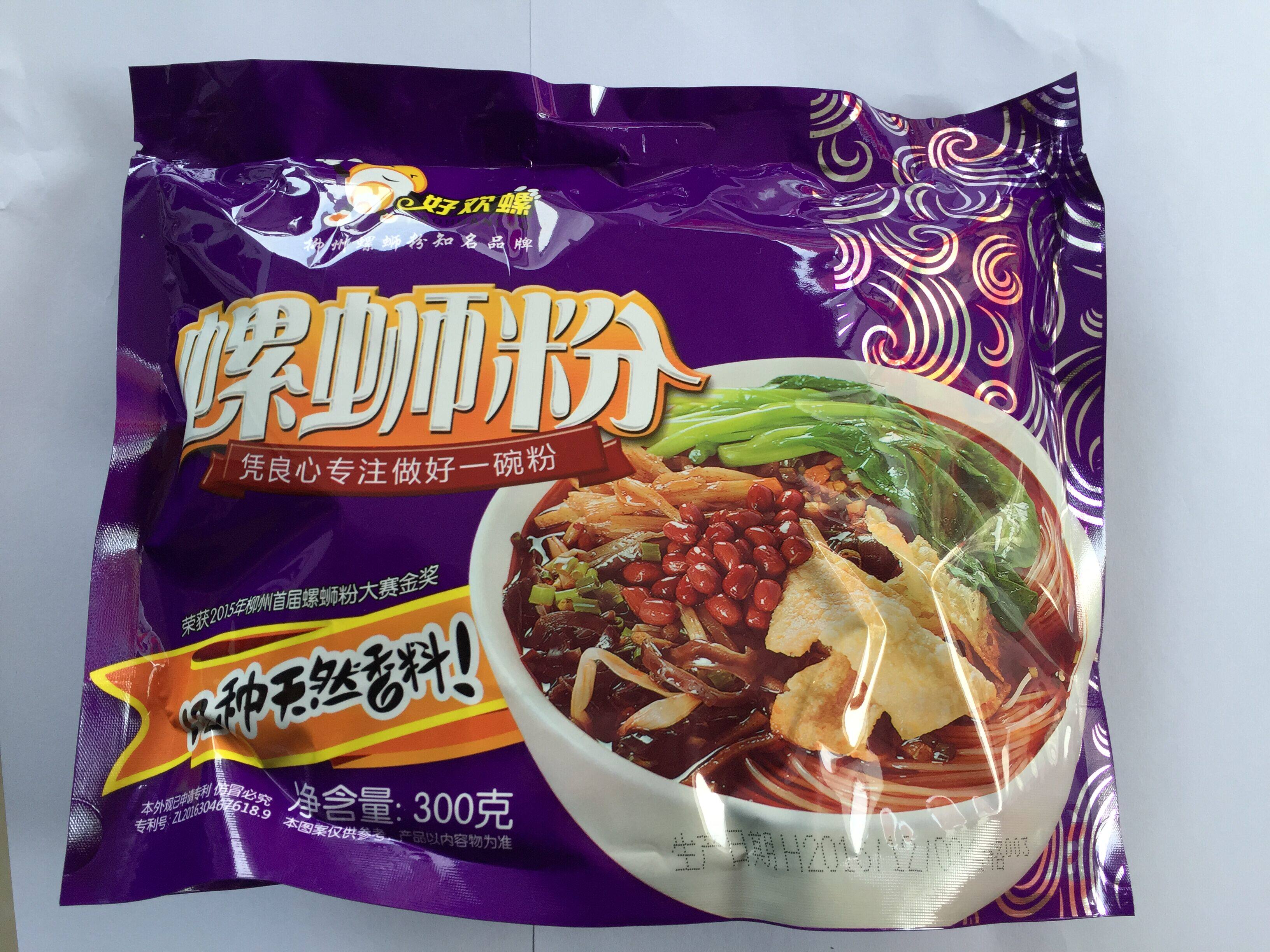 好欢螺螺蛳粉300克*1袋 家柳州特产螺丝狮粉3袋包邮送1卤蛋1鸭脚