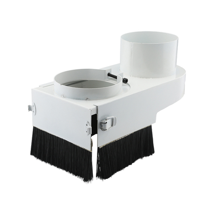 雕刻机尼龙毛刷吸尘罩子集尘罩工业排尘罩推拉式强力吸尘罩