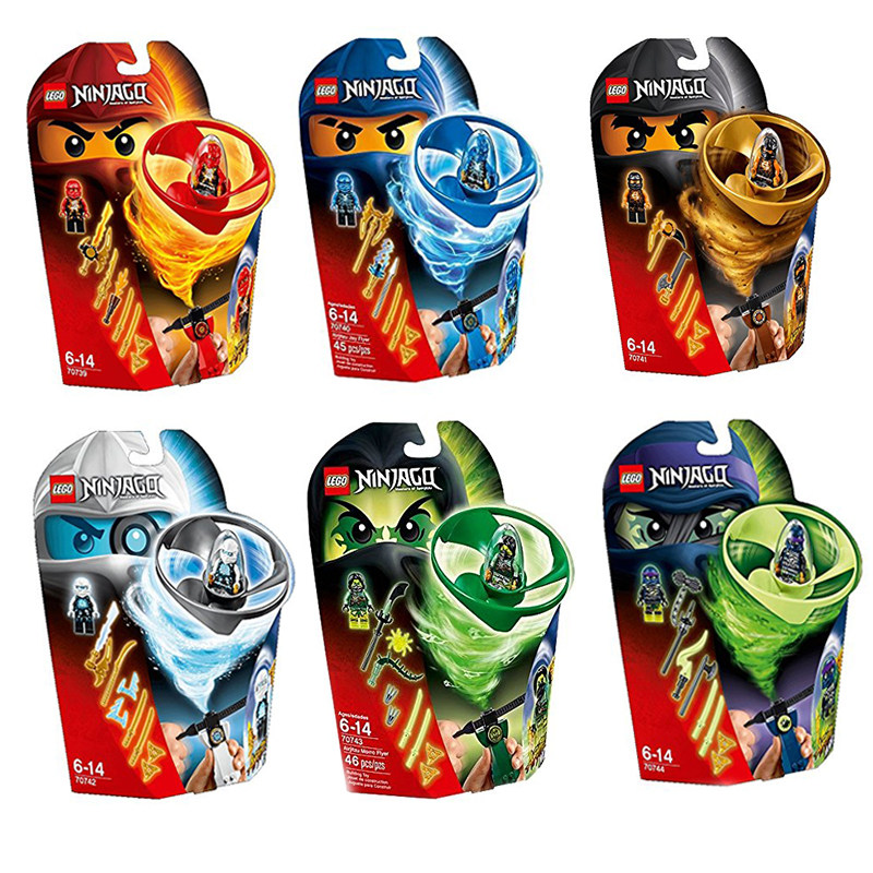 乐高积木lego幻影忍者飞天旋转忍者70739/70740儿童拼装玩具陀螺