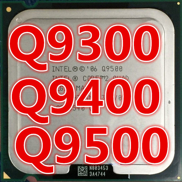 intel酷睿2 全民四核q9300 q9400 q9500 q9505 cpu 775针 正式版