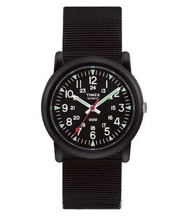 timex英国运动休闲黑色圆盘男手表/腕表2.14