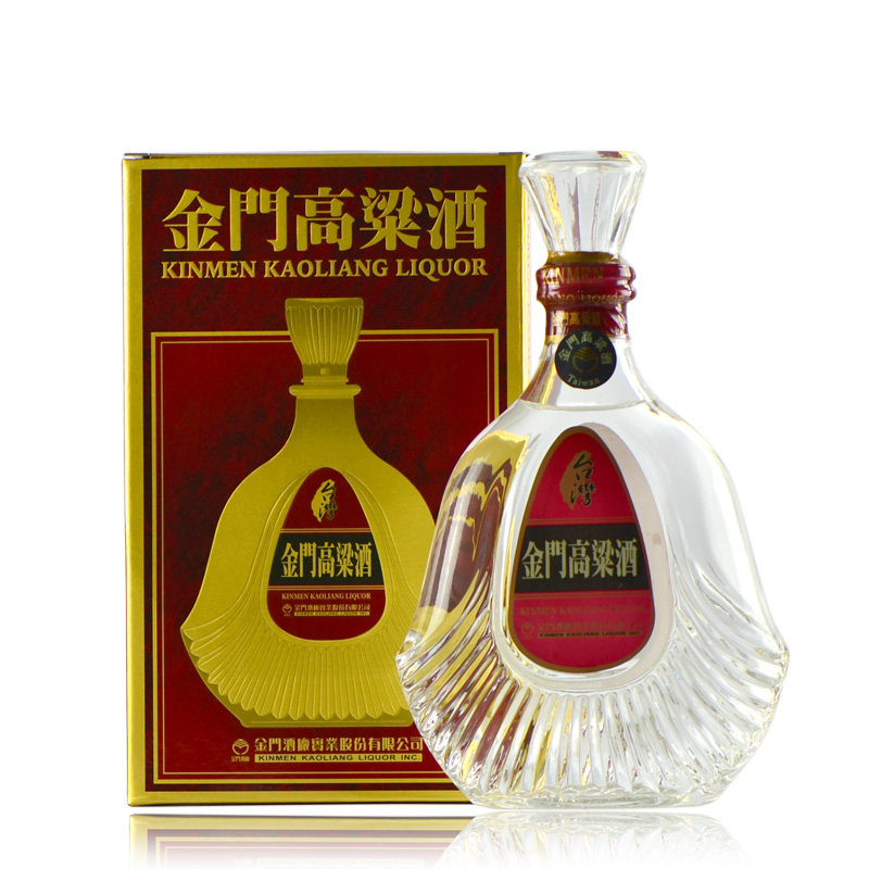 台湾金门高粱酒特级(原823纪念酒)扁瓶礼盒58度600ml 清香白酒