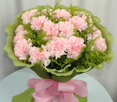 12枝康乃馨鲜花速递南宁同城速递三八妇女节母亲节父亲节礼物