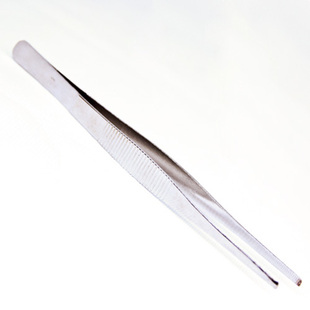 不锈钢镊子 平头镊子 消毒夹子 美容用品用具批发